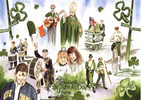 South Side Irish Parade Print