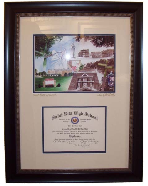 High School Diploma Frames