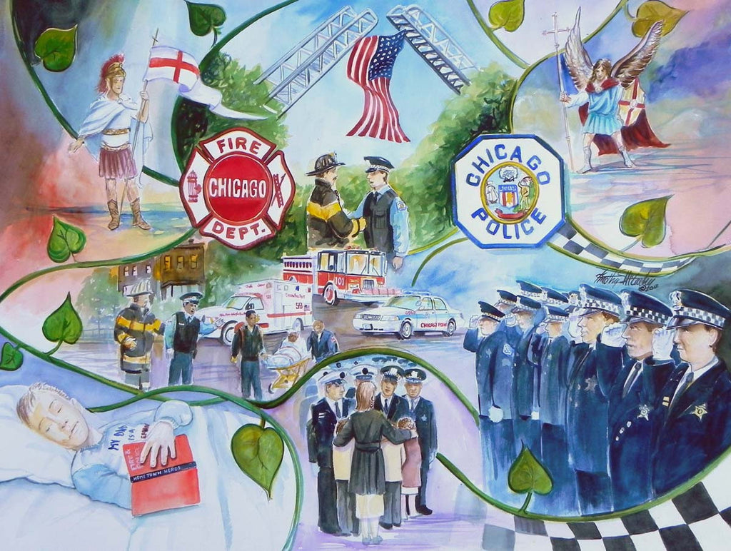 PolIce - Fire Memorial Mosaic Study