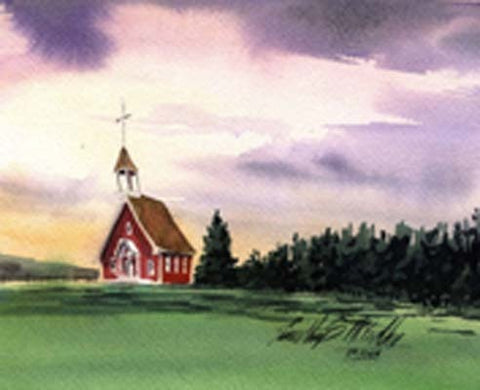 Study for Roadside Church, Colorado